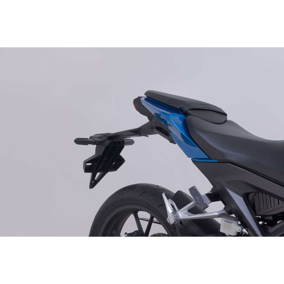 Set Borse Laterali Pro Blaze H Nero / Antracite Sw-Motech BC.HTA.01.740.36600 Per Honda CB125R (17-)