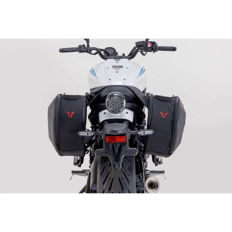 Set Borse Laterali Pro Blaze H Nero / Antracite Sw-Motech BC.HTA.06.740.36500 Per Yamaha XSR700 (15-), XSR700 XT (19-)