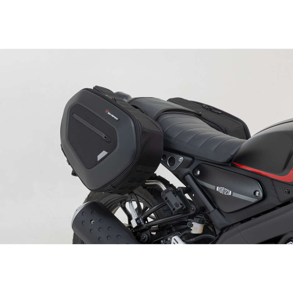 Set Borse Laterali Pro Blaze H Nero / Antracite Sw-Motech BC.HTA.06.740.37200 Per Yamaha XSR 125 (21-)