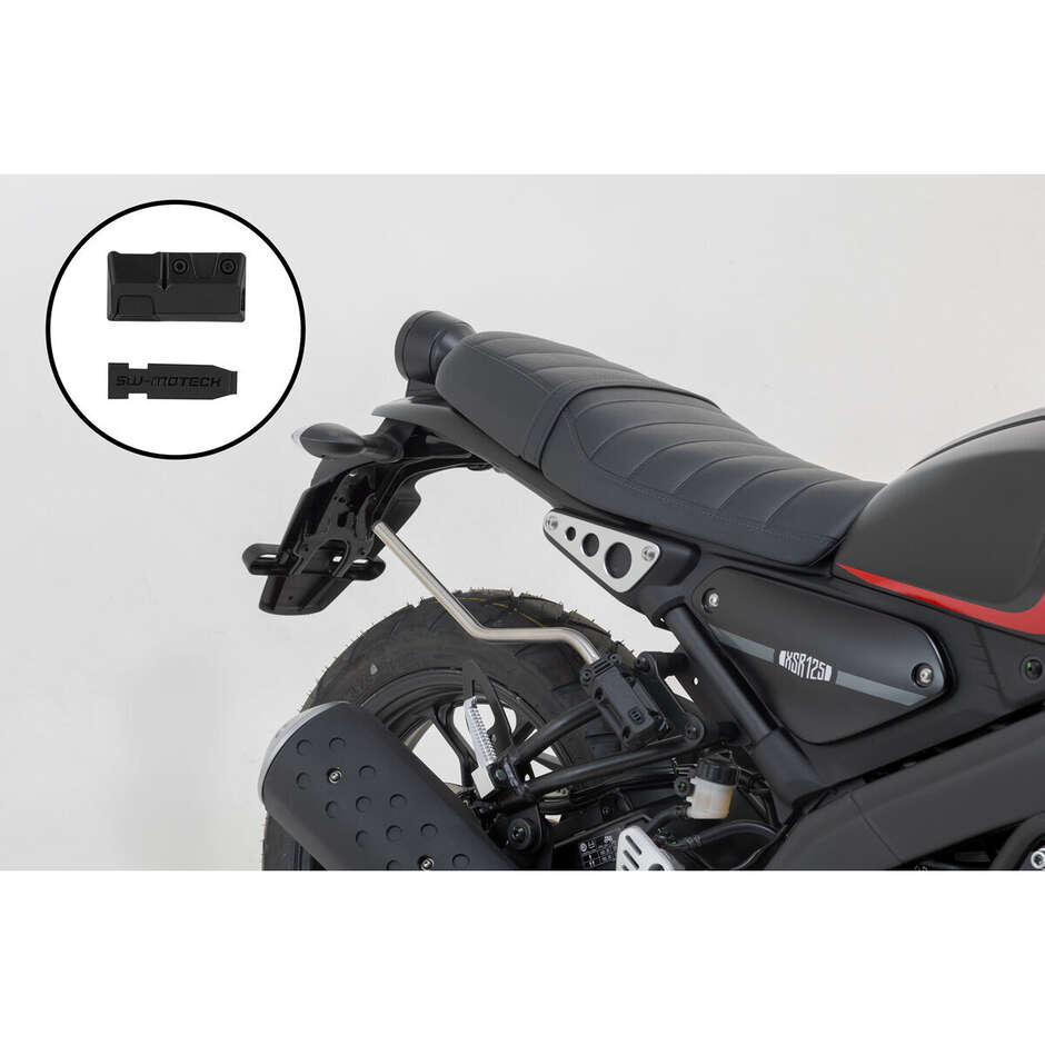 Set Borse Laterali Pro Blaze H Nero / Antracite Sw-Motech BC.HTA.06.740.37200 Per Yamaha XSR 125 (21-)