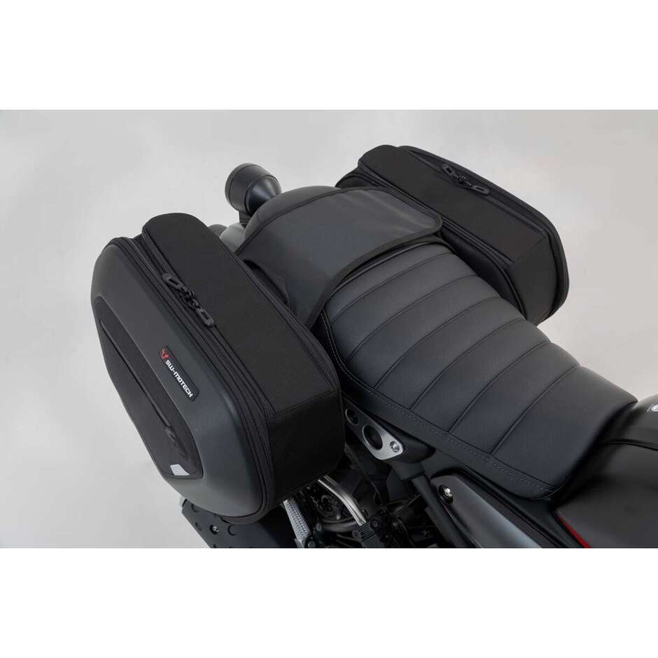 Set Borse Laterali Pro Blaze H Nero / Antracite Sw-Motech BC.HTA.06.740.37200 Per Yamaha XSR 125 (21-)