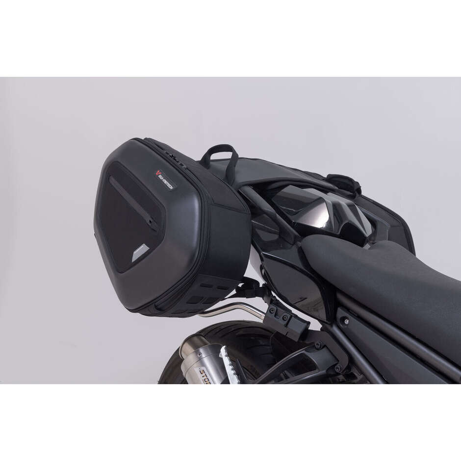 Set Borse Laterali Pro Blaze Nero / Antracite Sw-Motech BC.HTA.06.740.35300 Per Yamaha FZ1 / FZ1 Fazer / FZ8 / FZ8 Fazer