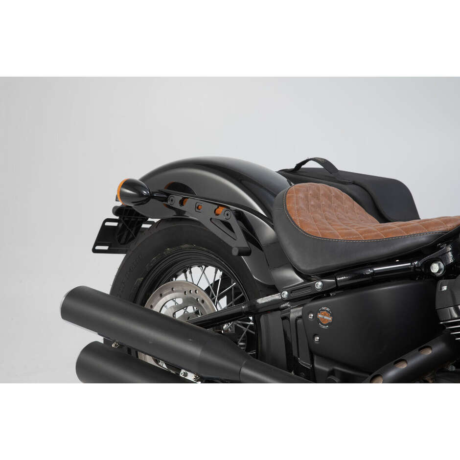 Set Completo Sw-Motech BC.HTA.18.682.20000 con Borse Legend Gear LH1/LH2 + Telai SLH Per HARLEY DAVIDSON FXBB1750 ABS Softail Street Bob 107 (18-20); FXST1750 ABS Softail Standard (20-24) 