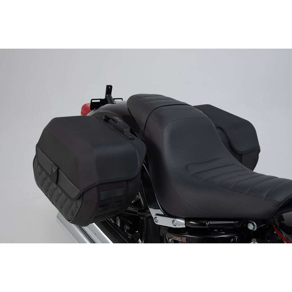 Set Completo Sw-Motech BC.HTA.18.682.20200 con Borse Legend Gear LH1/LH2 + Telai SLH Per HARLEY DAVIDSON Softail Low Rider S 107/114/117 (18-24)
