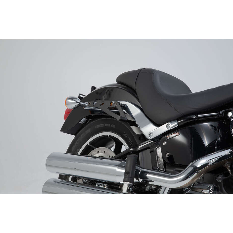 Set Completo Sw-Motech BC.HTA.18.682.20200 con Borse Legend Gear LH1/LH2 + Telai SLH Per HARLEY DAVIDSON Softail Low Rider S 107/114/117 (18-24)