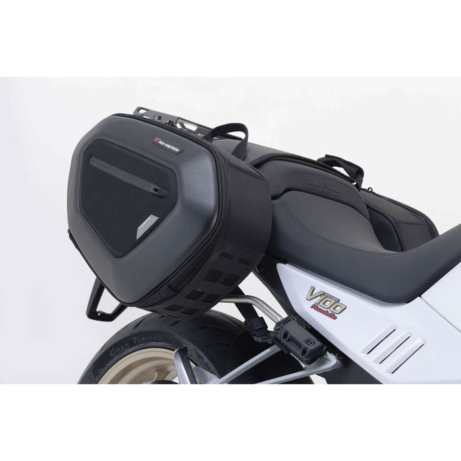 Set de sacoches latérales PRO Blaze Sw-Motech BC.HTA.17.740.30000 pour Moto Guzzi V100 1050 Mandello (22-24)
