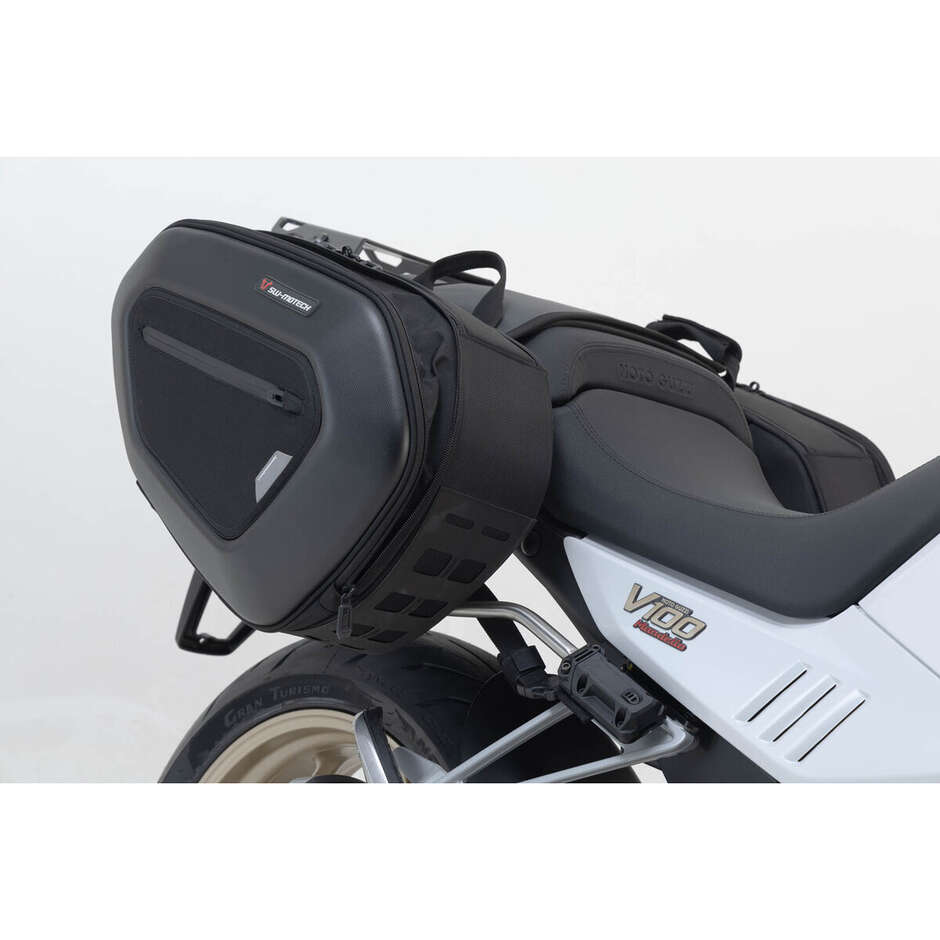 Set de sacoches latérales PRO Blaze Sw-Motech BC.HTA.17.740.30000 pour Moto Guzzi V100 1050 Mandello (22-24)