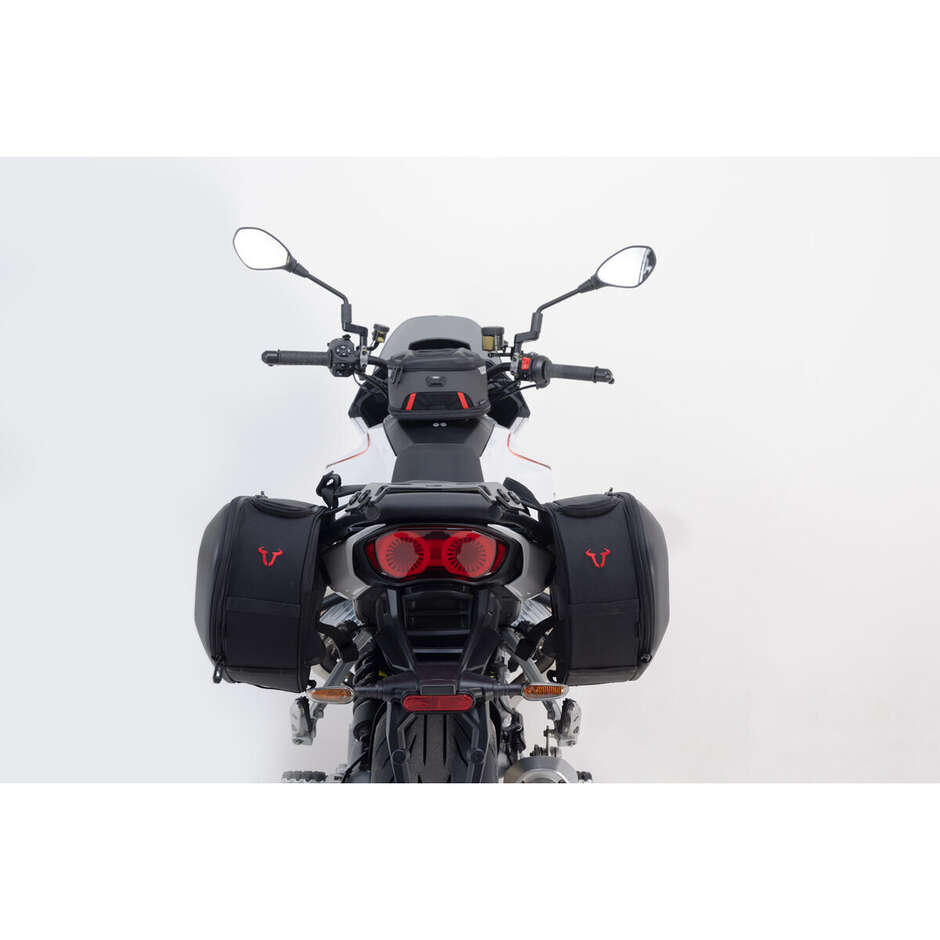Set de sacoches latérales PRO Blaze Sw-Motech BC.HTA.17.740.30000 pour Moto Guzzi V100 1050 Mandello (22-24)