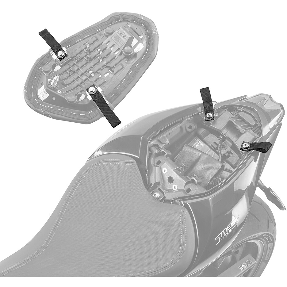 Set Fissaggio Kriega US-Drypack Triumph Street Triple