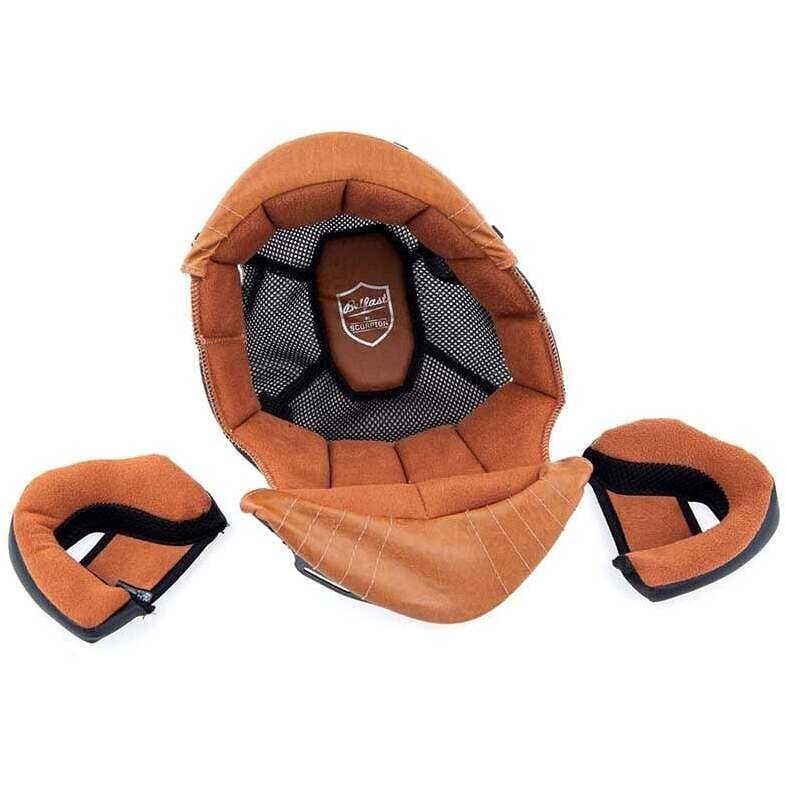 Set Imbotttitura Marroni Liner Set Per Casco BELFAS taglia S