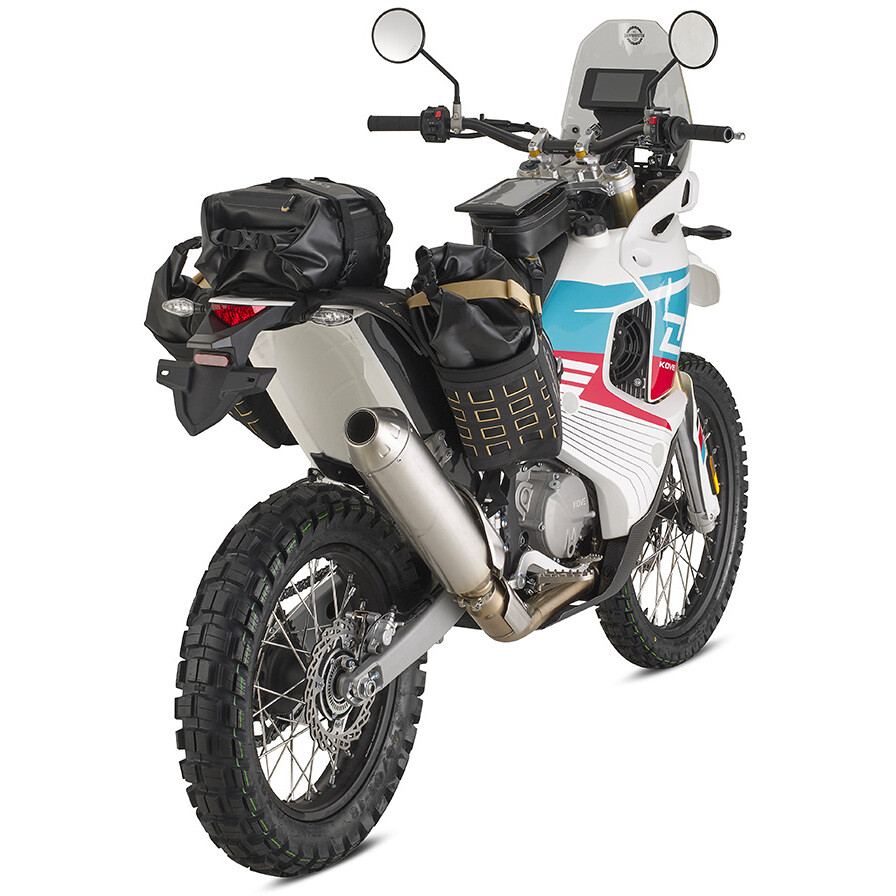 Set of 3 GIVI GRT721B Rear Bags Consisting of 2 Side Bags 16lt + 16lt and 1 Rear Bag 12lt