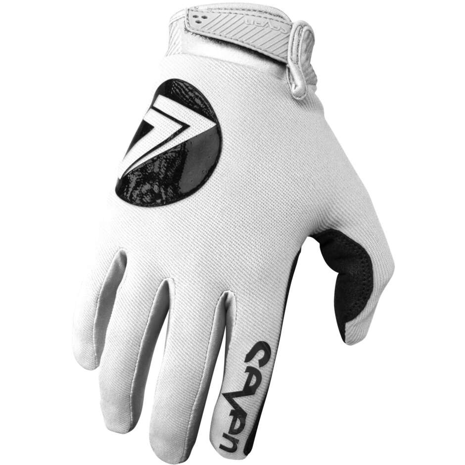 Seven Mx ANNEX 7 DOT White Cross Enduro Motorcycle Gloves