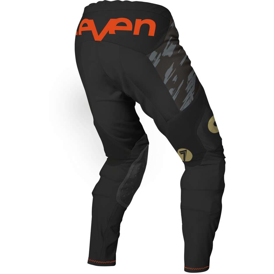 SEVEN MX RIVAL 25.1 CLASH Black BRANDY Motocross Pants