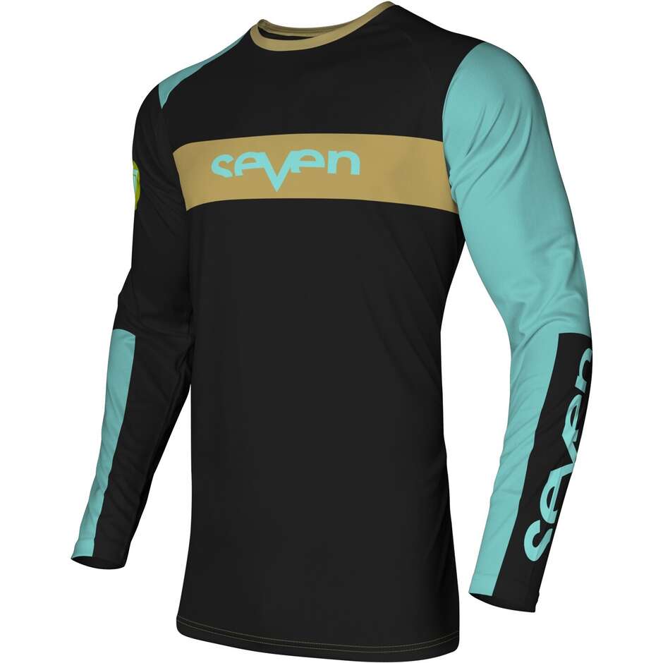 SEVEN MX VOX 25.1 FRACTURE ARUBA Moto Cross Trikot Gold