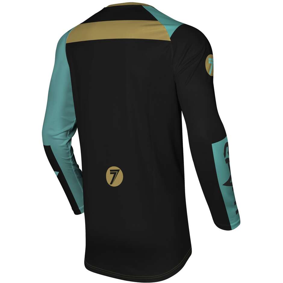 SEVEN MX VOX 25.1 FRACTURE ARUBA Moto Cross Trikot Gold