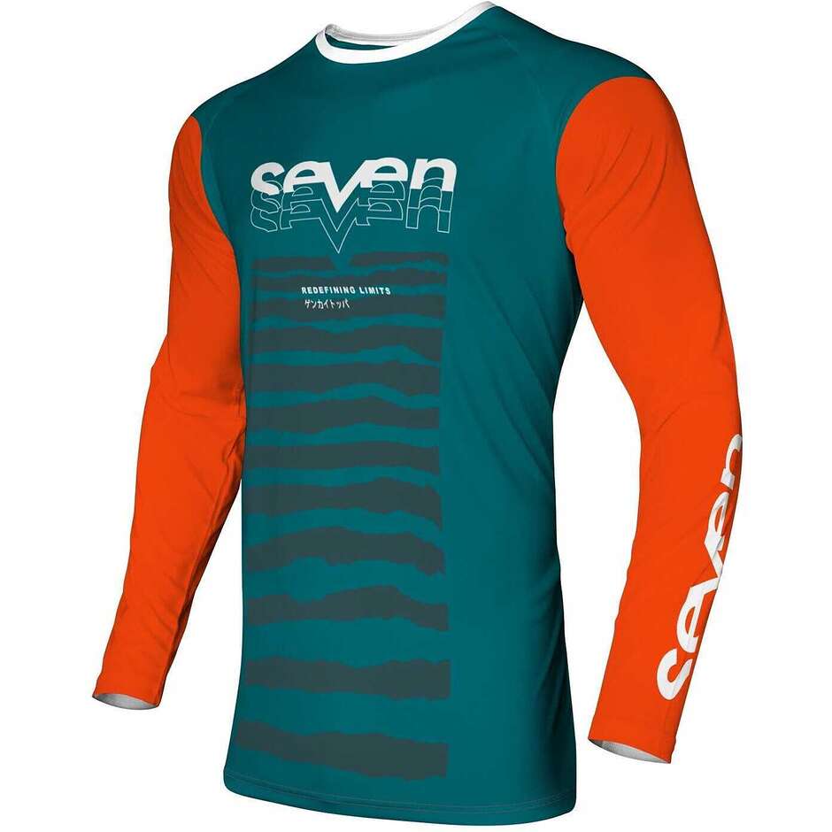 Seven Mx VOX SURGE Teal Cross Enduro Motorcycle Jersey