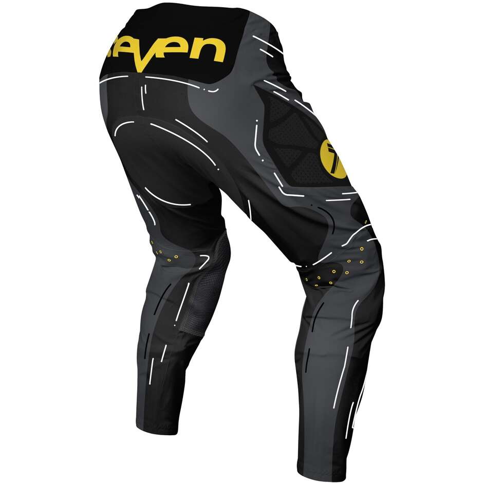 SEVEN MX ZERO 25.1 HIJACK Moto Cross Hose Schwarz