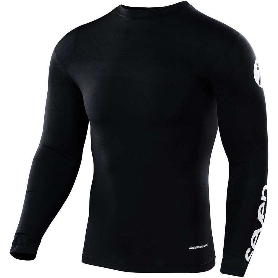 SEVEN MX ZERO COMPRESSION STAPLE Kids' Motocross Jersey Black
