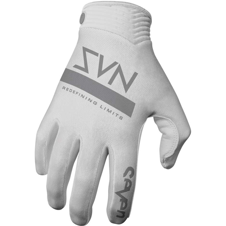 Seven Mx ZERO CONTOUR White Cross Enduro Motorcycle Gloves