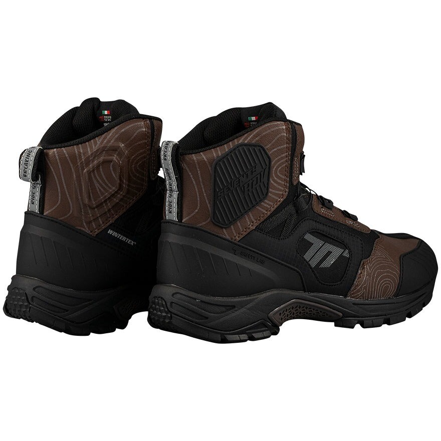 Seventy Degrees SD-BA7 STELVIO LOW Motorradschuhe Braun