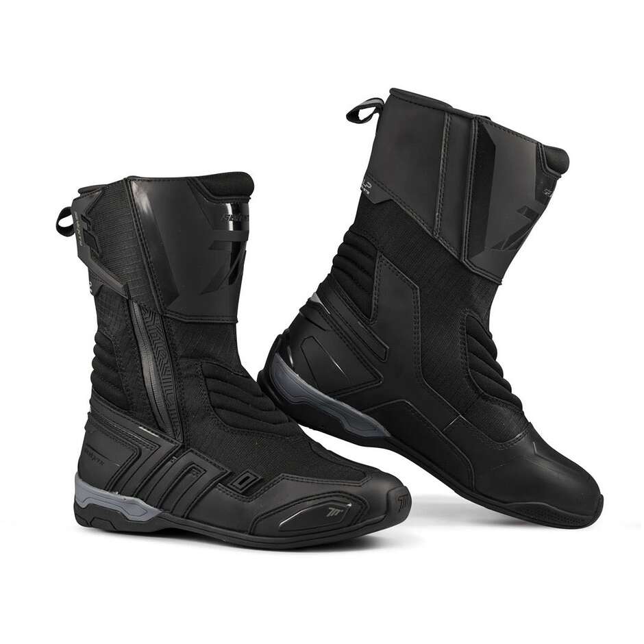 Seventy Degrees SD-BT5 OBERALP HIGH Motorradstiefel Schwarz