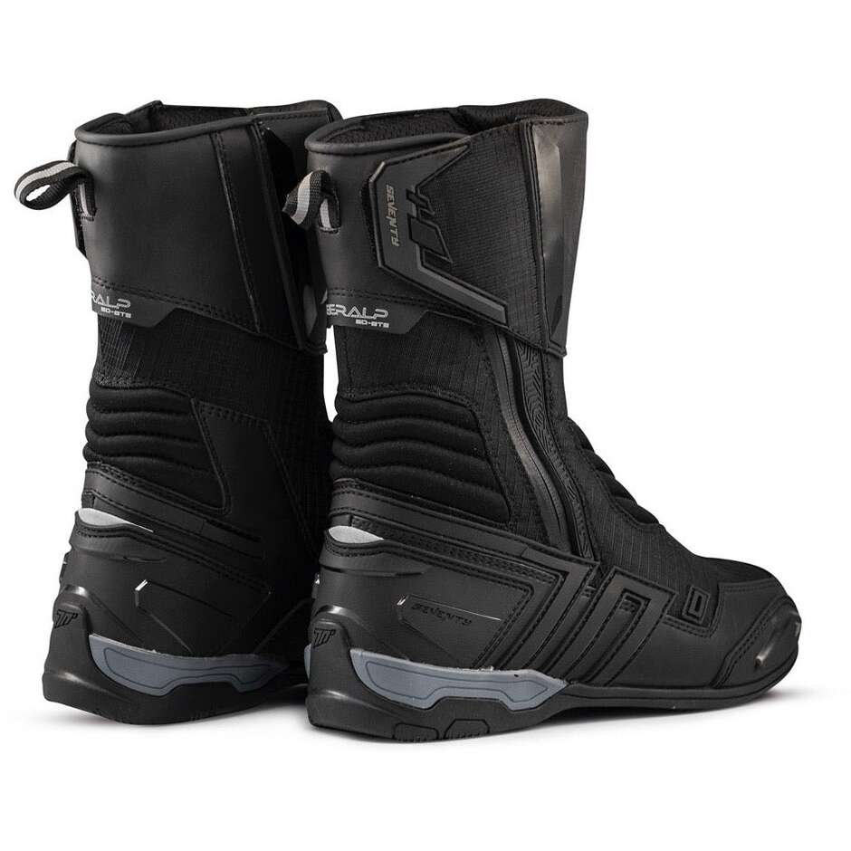 Seventy Degrees SD-BT5 OBERALP HIGH Motorradstiefel Schwarz