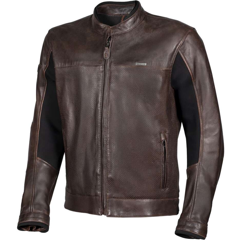 Seventy Degrees SD-JL4 LEGEND Brown Motorcycle Jacket