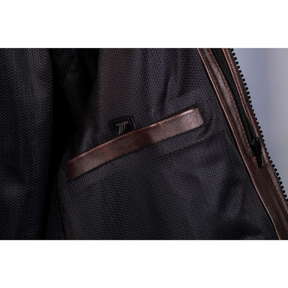 Seventy Degrees SD-JL4 LEGEND Brown Motorcycle Jacket
