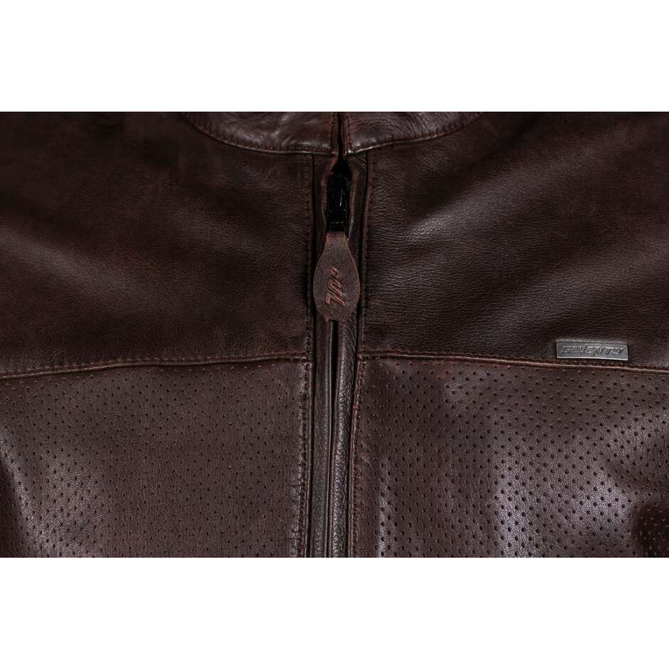 Seventy Degrees SD-JL4 LEGEND Brown Motorcycle Jacket