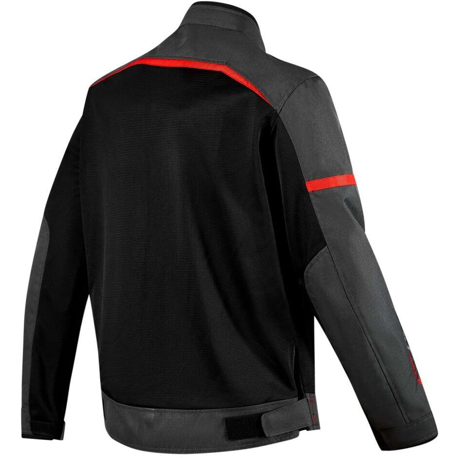 Seventy Degrees SD-JR30.1 MOJAVE Motorcycle Jacket Black Red