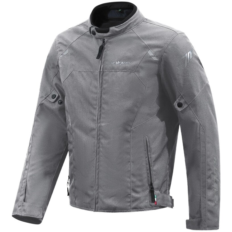 Seventy Degrees SD-JR67 PISTON Damen-Motorradjacke, Dunkelgrau