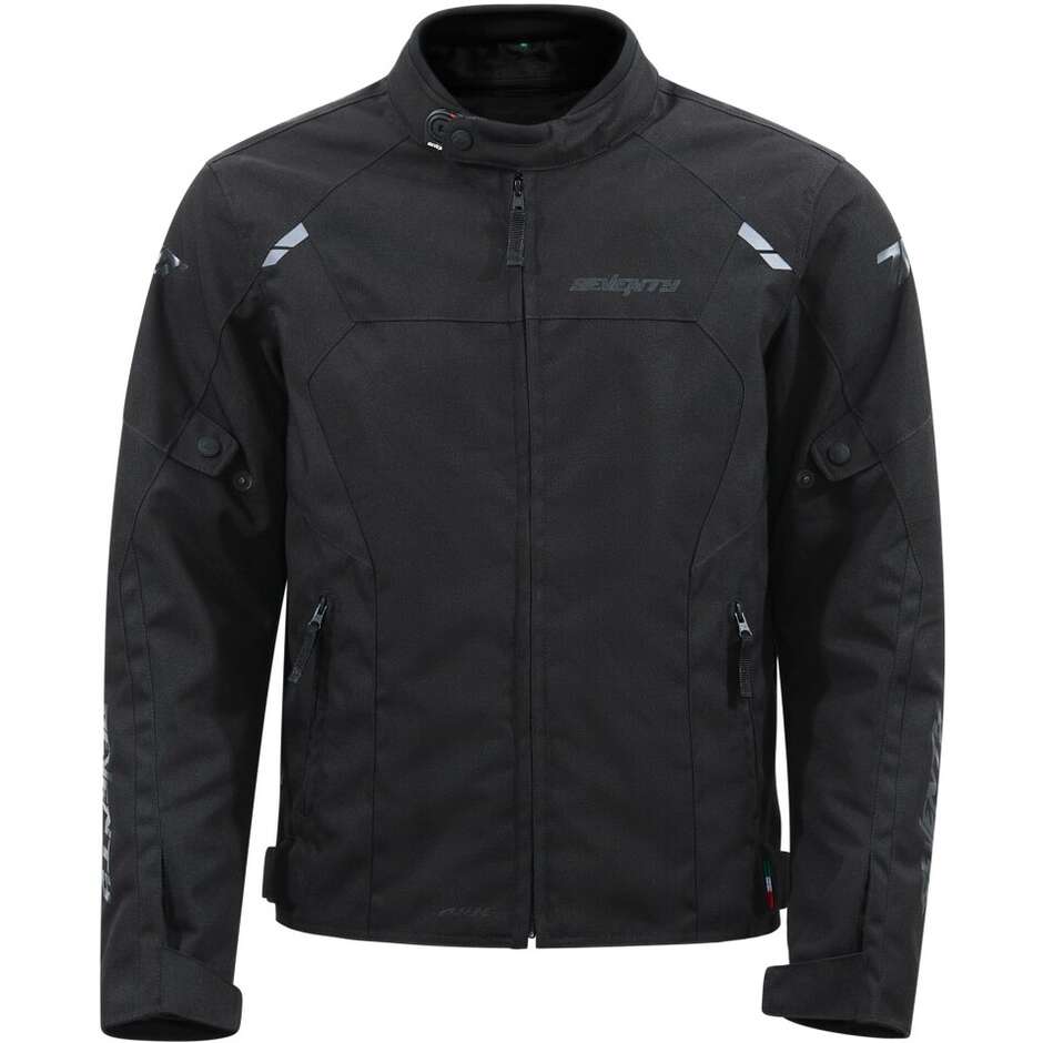 Seventy Degrees SD-JR67 PISTON Women's Motorcycle Jacket Black