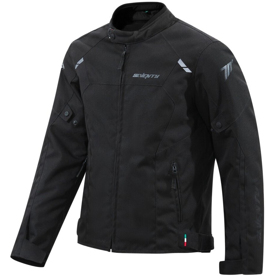 Seventy Degrees SD-JR67 PISTON Women's Motorcycle Jacket Black