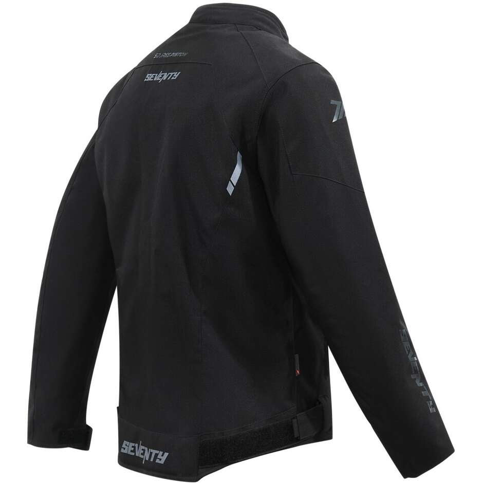 Seventy Degrees SD-JR67 PISTON Women's Motorcycle Jacket Black