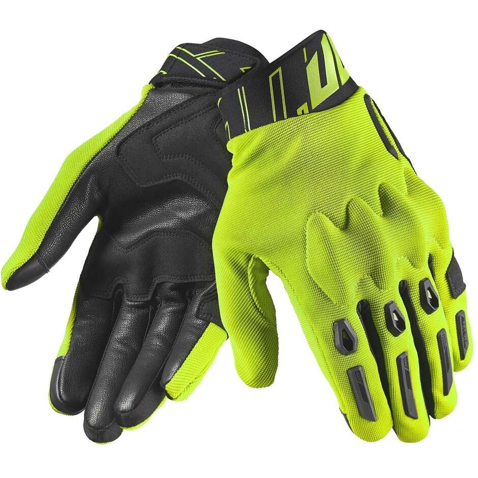 Guanti Moto Seventy Degrees SD-N66 FULLGAS Giallo Fluo