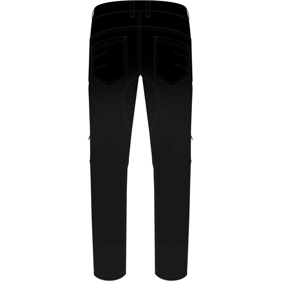 Seventy Degrees SD-PJ18 TORINO Men's Motorcycle Jeans Black