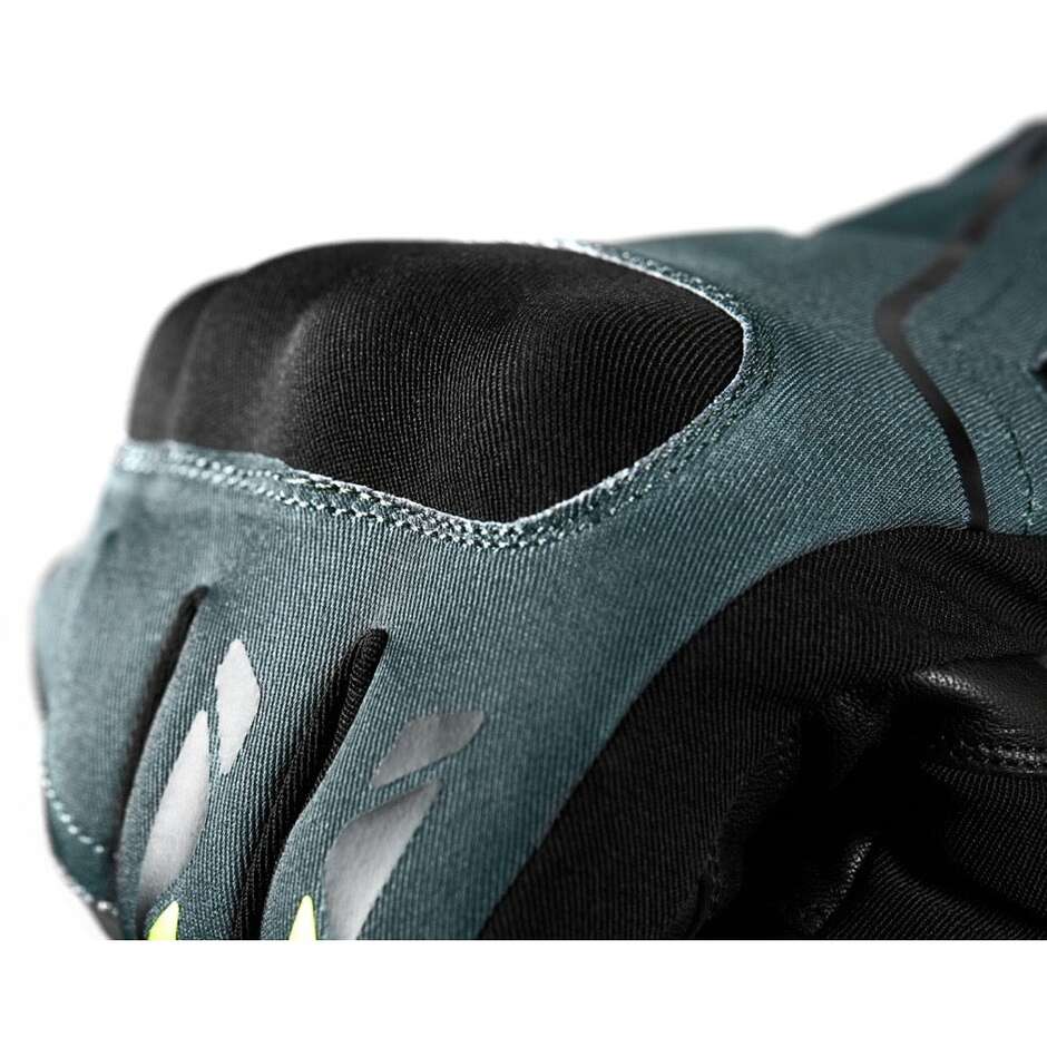 Seventy Degrees SD-T57 GIAU Motorradhandschuhe Schwarz Fluoreszierend Gelb