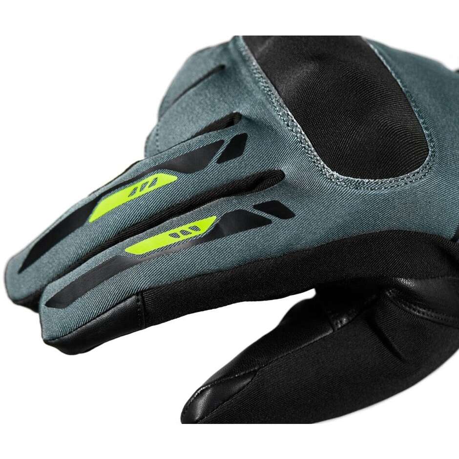 Seventy Degrees SD-T57 GIAU Motorradhandschuhe Schwarz Fluoreszierend Gelb