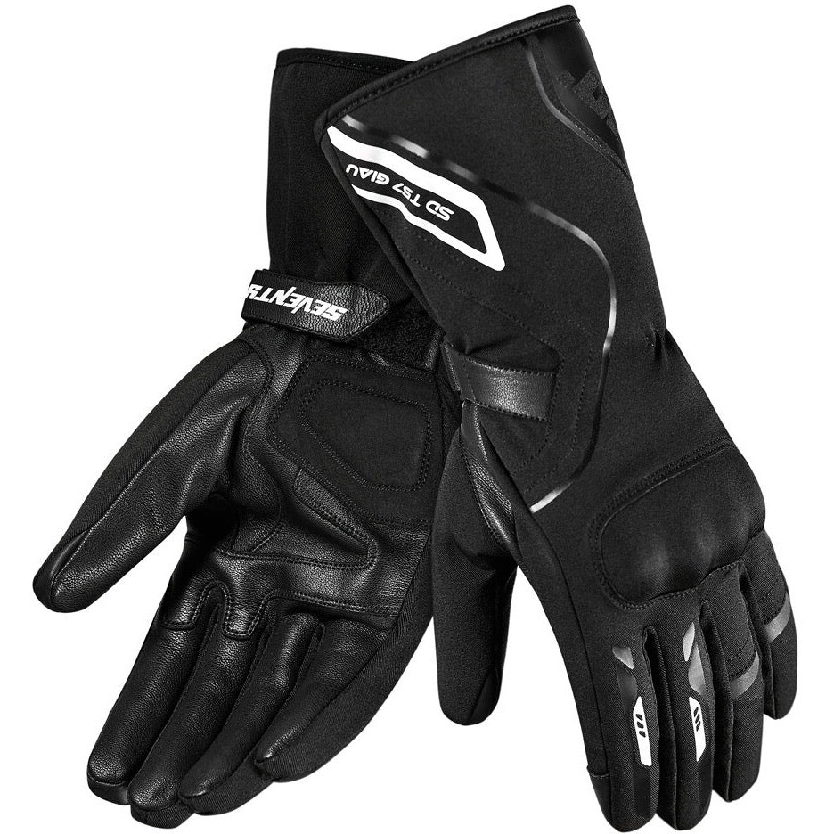 Seventy Degrees SD-T59 GIAU Women's Motorcycle Gloves Black White