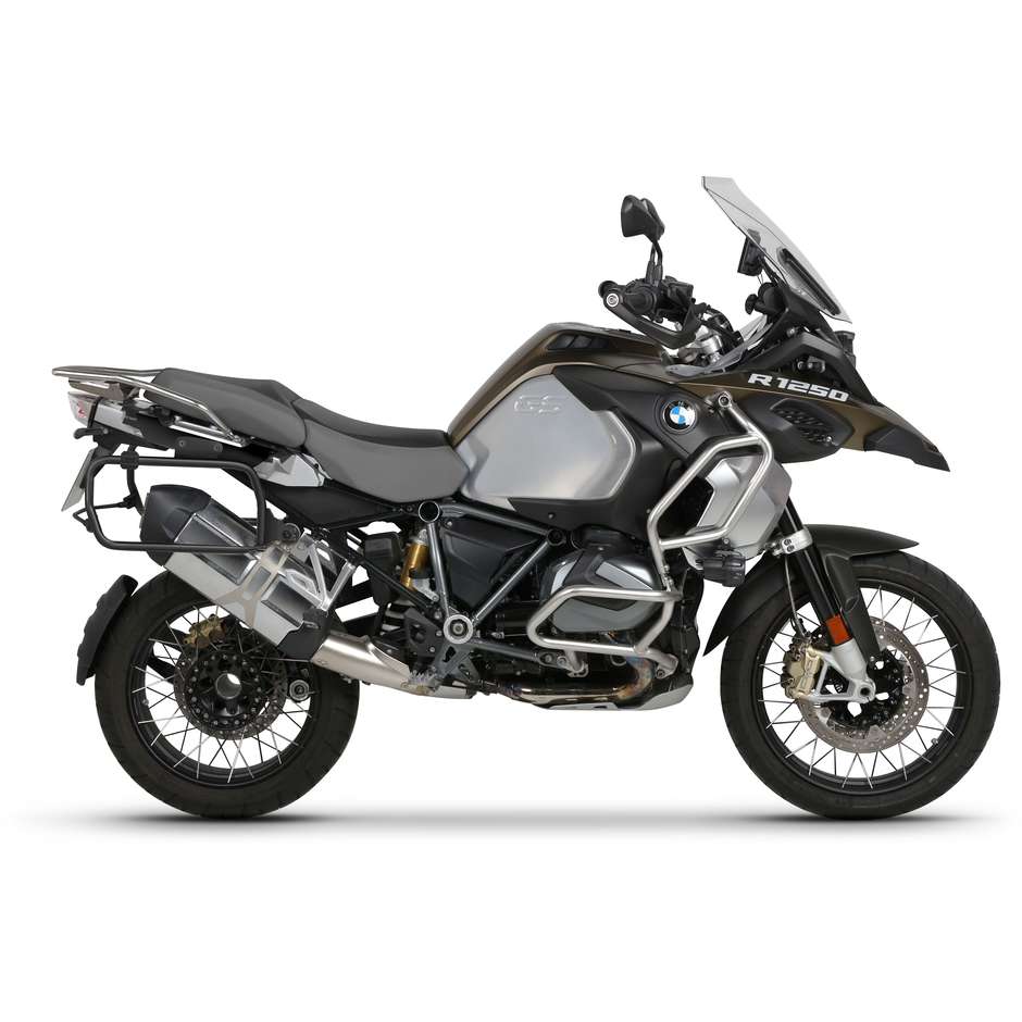 SHAD 4p System Side Case Fittings for BMW R 1200 GS (2013-19); R 1200 GS ADV (2013-18); R 1250 GS (2019-24); R 1250 GS ADV (2019-25)