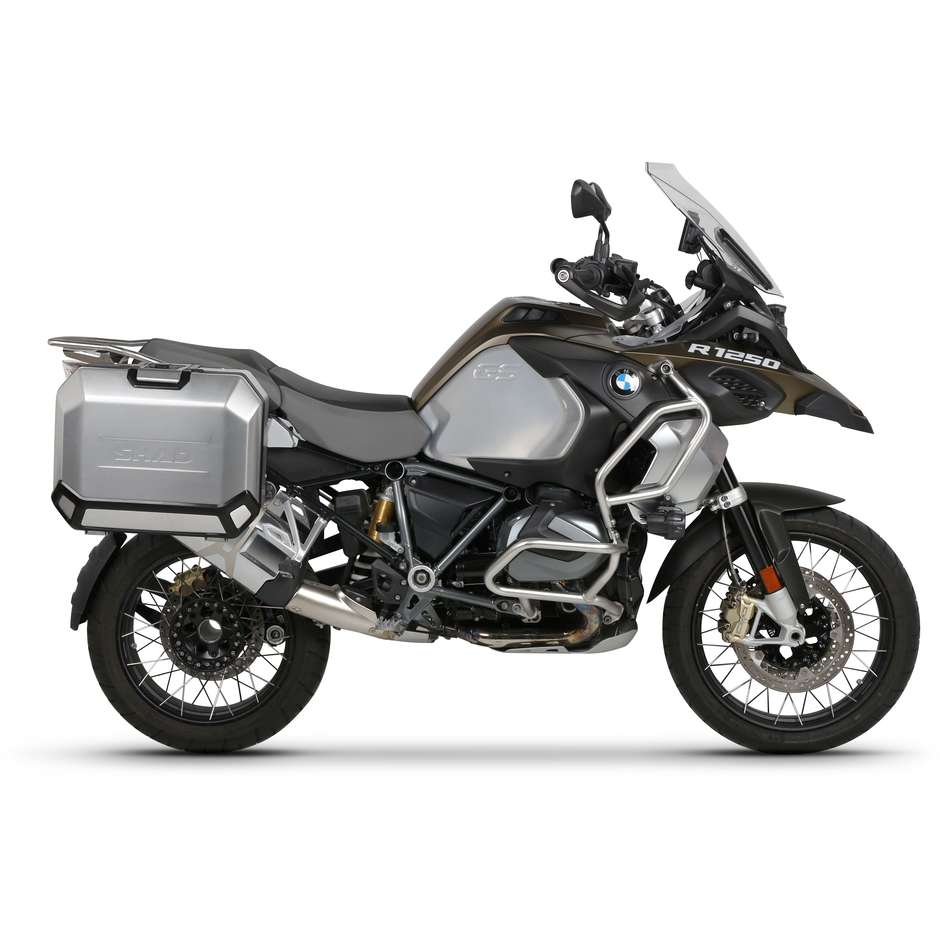 SHAD 4p System Side Case Fittings for BMW R 1200 GS (2013-19); R 1200 GS ADV (2013-18); R 1250 GS (2019-24); R 1250 GS ADV (2019-25)