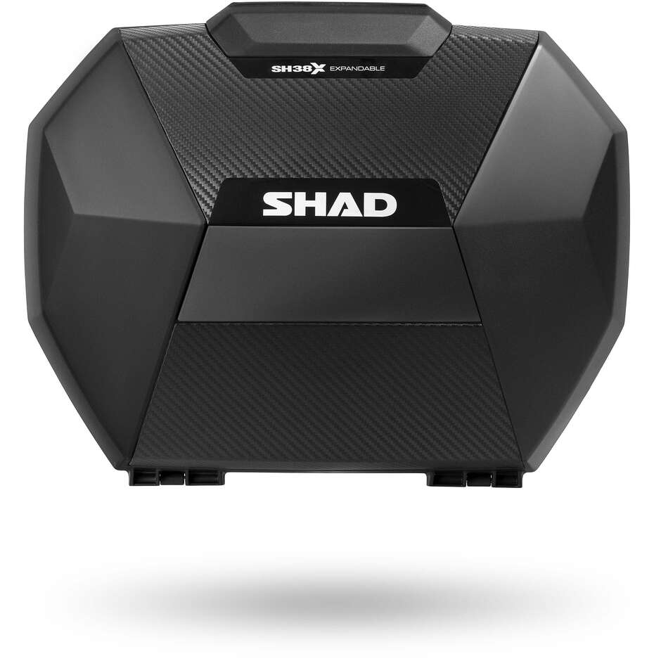 Shad SH38x erweiterbare Motorrad-Seitenkoffer Carbon-Abdeckung – 3P/4P-System