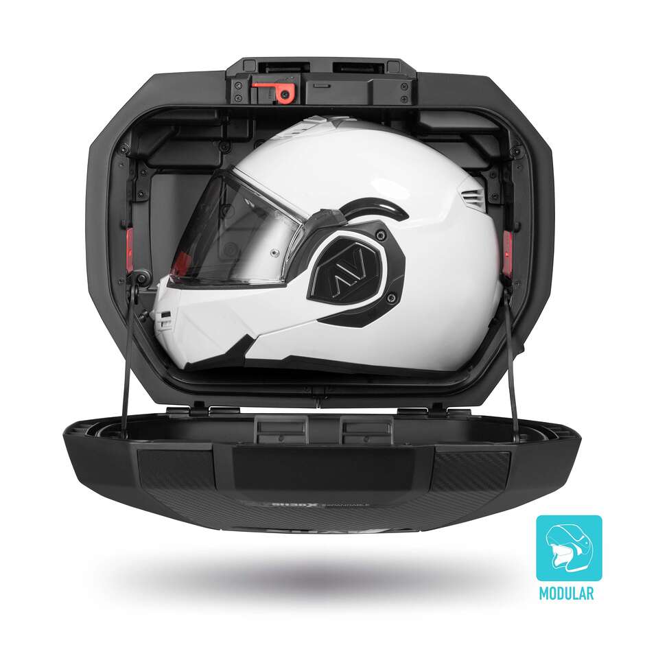 Shad SH38x erweiterbare Motorrad-Seitenkoffer Carbon-Abdeckung – 3P/4P-System