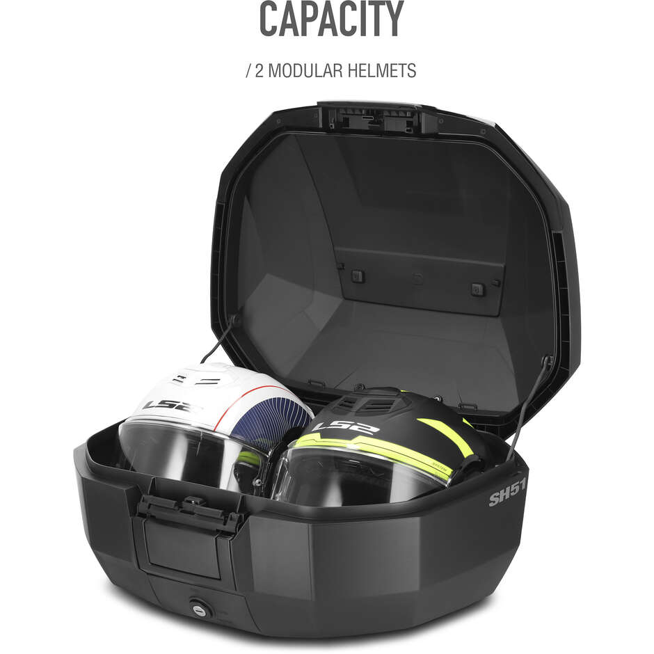 Shad SH51 Abdeckung Aluminium Motorrad-Topcase 51 Liter
