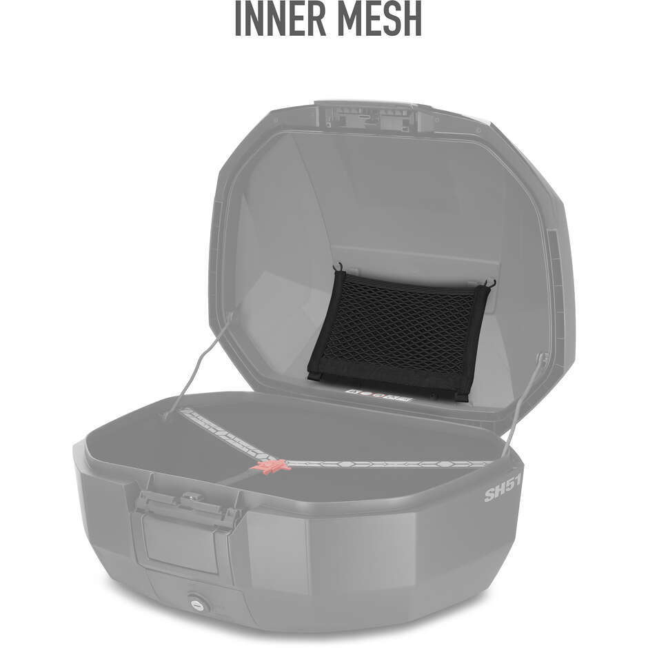 Shad SH51 Abdeckung Aluminium Motorrad-Topcase 51 Liter
