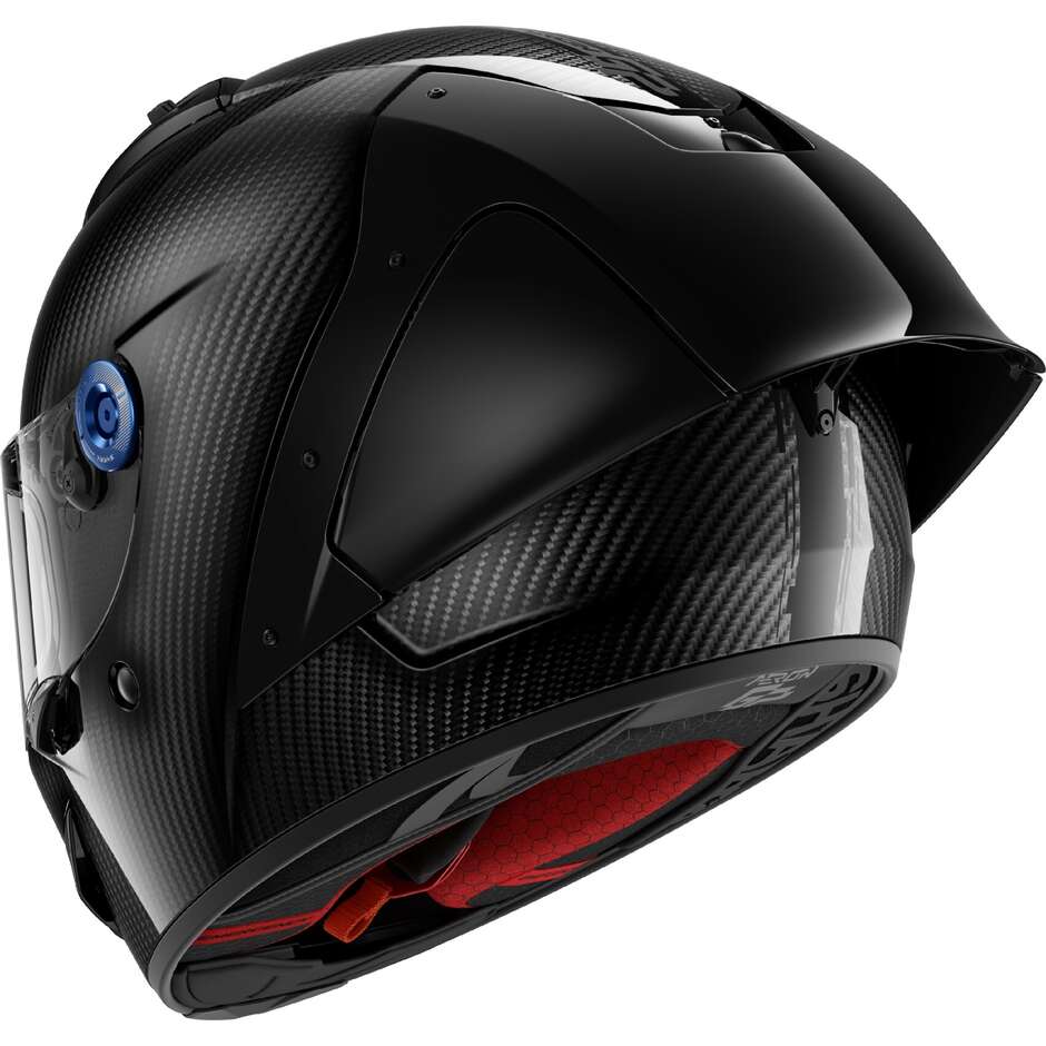 Shark AERON-GP FIM RACING #2 Vollcarbon-Motorradhelm, Carbonschwarz
