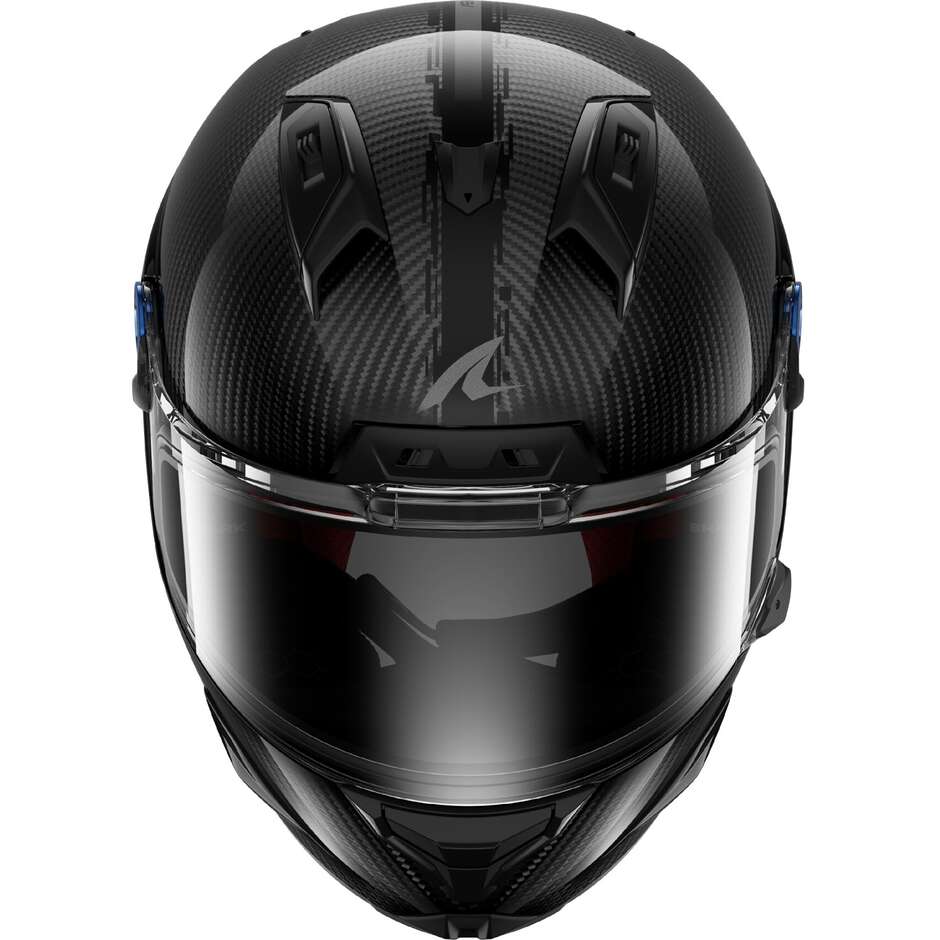 Shark AERON-GP FIM RACING #2 Vollcarbon-Motorradhelm, Carbonschwarz