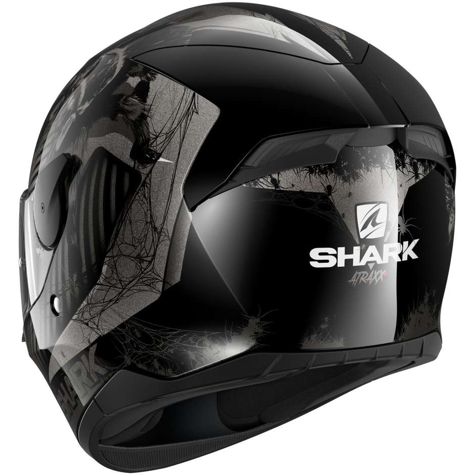 Shark D-SKWAL 2 ATRAXX Integral Motorradhelm Schwarz Anthrazitgrau
