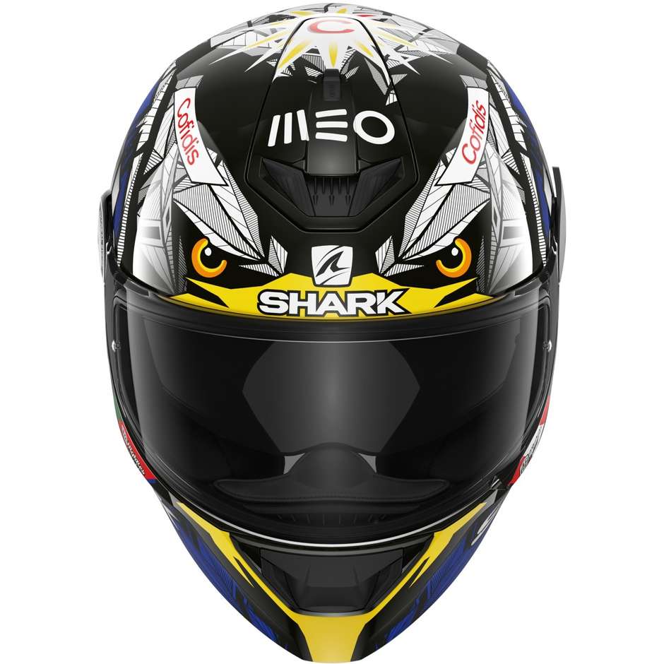 Shark D-SKWAL 2 OLIVEIRA FALCAO Integral Motorcycle Helmet Black Blue Red