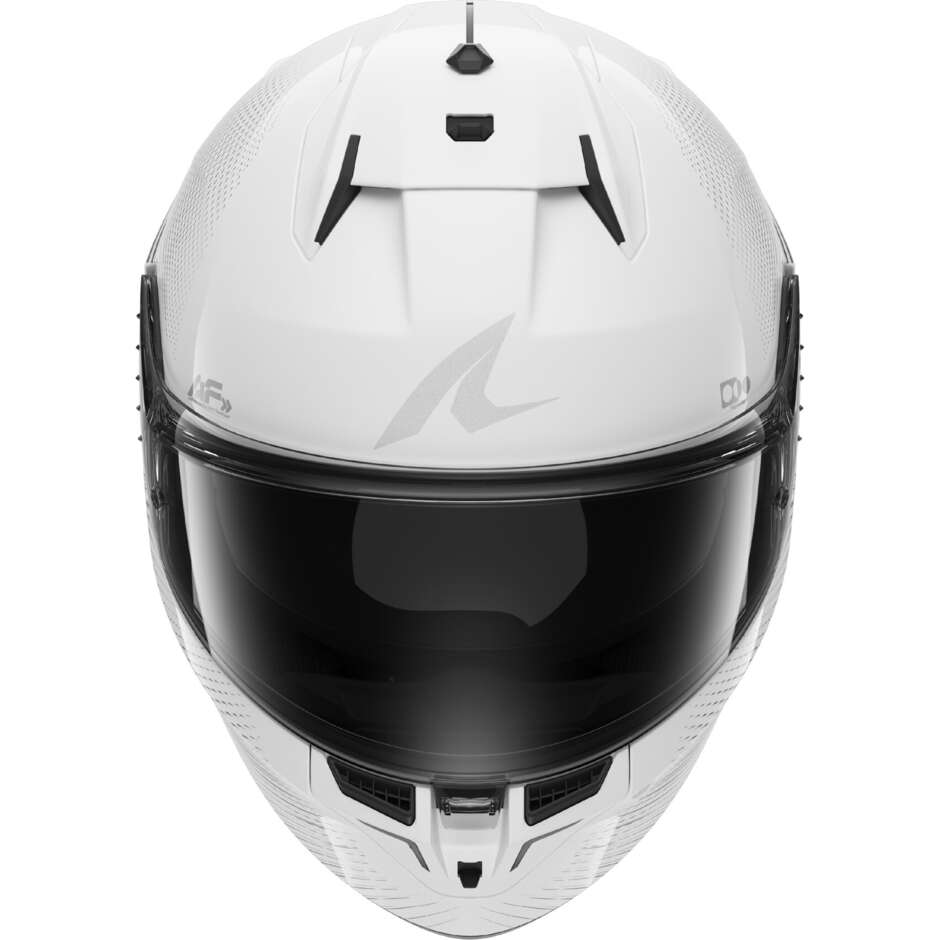 Shark D-SKWAL 3 SP LYNE Full Face Motorcycle Helmet White Silver